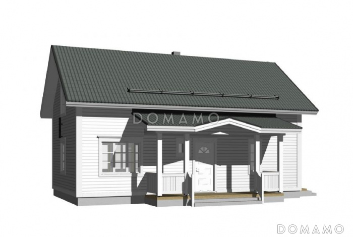 Проект двухэтажного каркасного дома