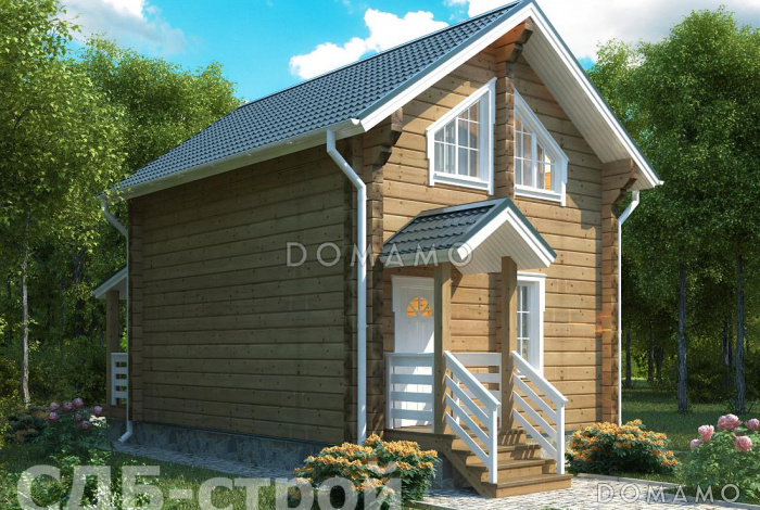 Дом из профилированного бруса ДПБ4