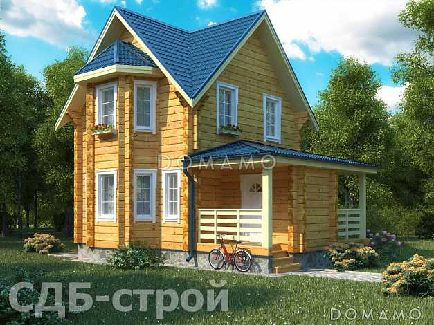 Дом из профилированного бруса ДПБ5