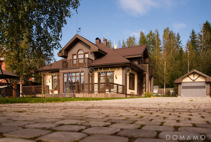 Проект каркасного дома с 4 спальнями