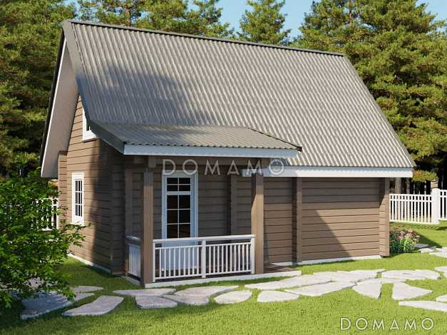 Готовый дом из профилированного или клеенного бруса