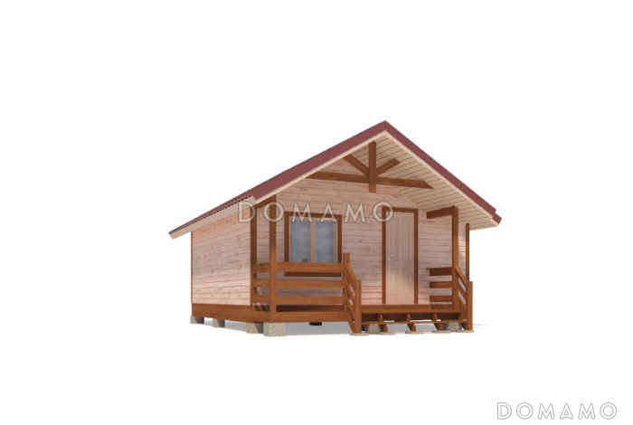 Проект каркасного дома 5х5