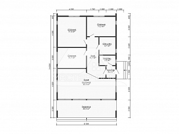 Барн2 / План 1 этажа