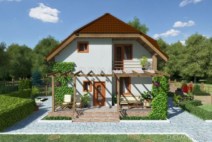 Проект загородного дома для семейного отдыха